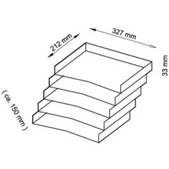 ACSA | Schrägablagen - Rollcontainer Grau