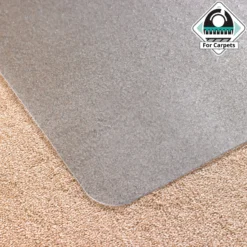 ADVANTAGEMAT | Vinyl | Teppichböden - Bodenschutzmatte rechteckig 120 x 90 Transparent