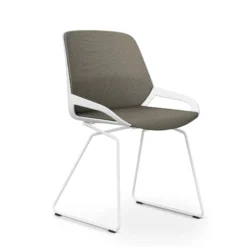 AERIS NUMO COMFORT W | Sitzbezug und Rückenpolster Stoff Cura - Besucherstuhl Konferenzstuhl Beige