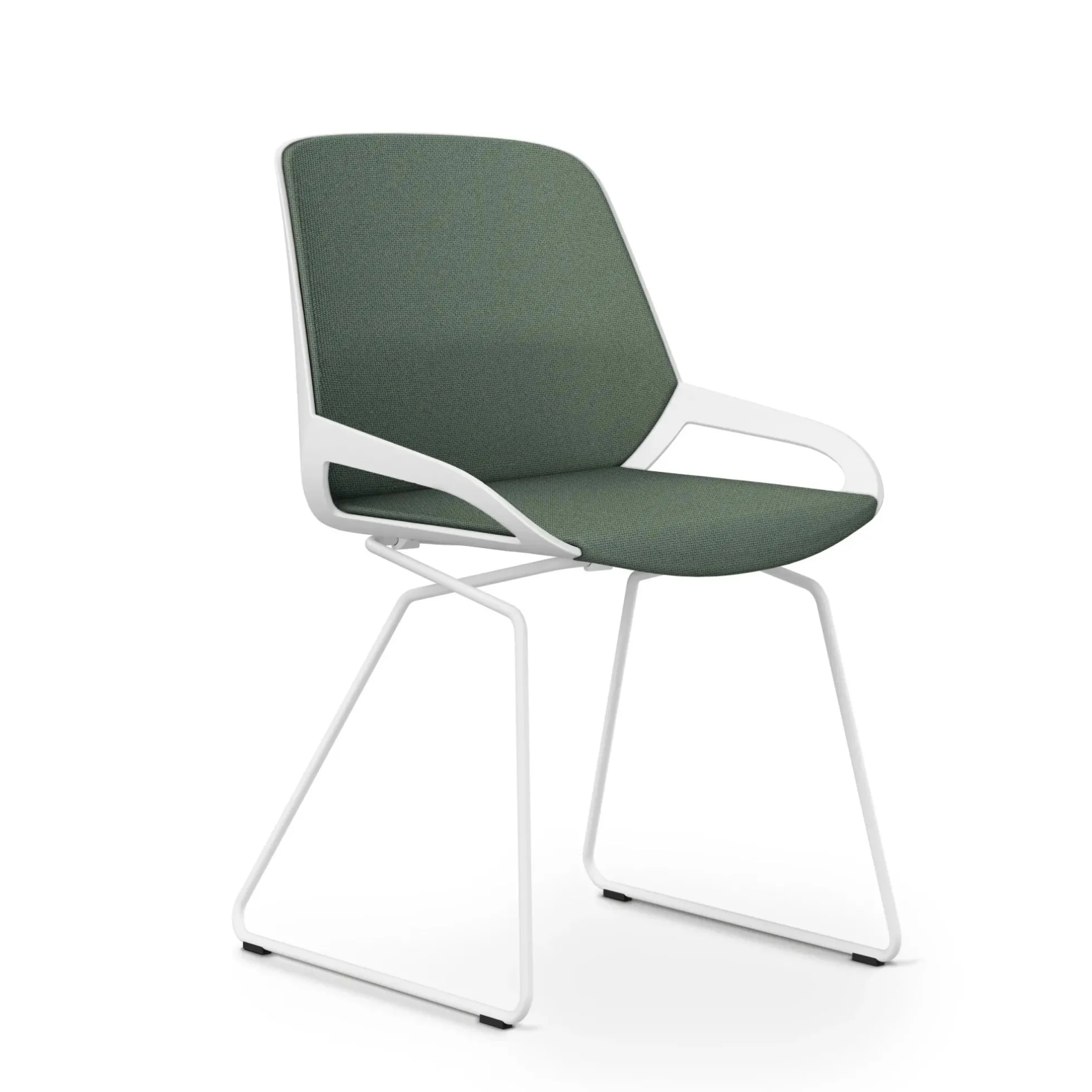 AERIS NUMO COMFORT W | Sitzbezug und Rückenpolster Stoff Cura - Besucherstuhl Konferenzstuhl Blassgrün