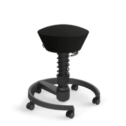 AERIS SWOPPER MEDIFLEX MIT ROLLEN - Swopper Gestell Schwarz Kunstleder Mediflex Schwarz