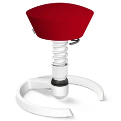 AERIS SWOPPER MIT GLEITER - Swopper Low Gestell Weiß Rot