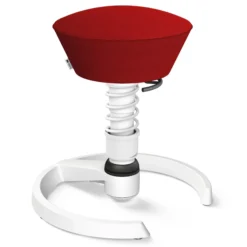 AERIS SWOPPER MIT GLEITER - Swopper Low Gestell Weiß Rot