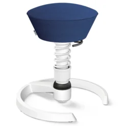 AERIS SWOPPER MIT GLEITER - Swopper Low Gestell Weiß Blau