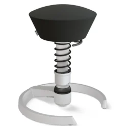 AERIS SWOPPER MIT GLEITER - Swopper Standard Gestell Hellgrau metallic / Schwarz Schwarz