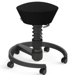 AERIS SWOPPER MIT ROLLEN - Swopper Low Gestell Schwarz Schwarz