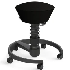 AERIS SWOPPER MIT ROLLEN - Swopper Low Gestell Schwarz Schwarz