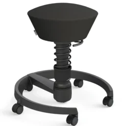 AERIS SWOPPER MIT ROLLEN - Swopper Low Gestell Schwarz Schwarz