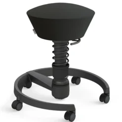 AERIS SWOPPER MIT ROLLEN - Swopper Low Gestell Schwarz Schwarz