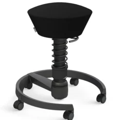 AERIS SWOPPER MIT ROLLEN - Swopper Standard Gestell Schwarz Schwarz