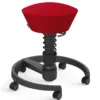 AERIS SWOPPER MIT ROLLEN - Swopper Low Gestell Schwarz Rot