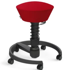 AERIS SWOPPER MIT ROLLEN - Swopper Standard Gestell Schwarz Rot