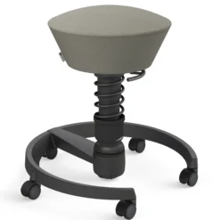 AERIS SWOPPER MIT ROLLEN - Swopper Low Gestell Schwarz Grau