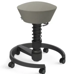 AERIS SWOPPER MIT ROLLEN - Swopper Standard Gestell Schwarz Grau