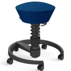 AERIS SWOPPER MIT ROLLEN - Swopper Low Gestell Schwarz Blau
