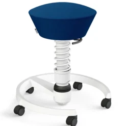 AERIS SWOPPER MIT ROLLEN - Swopper Standard Gestell Weiß Blau