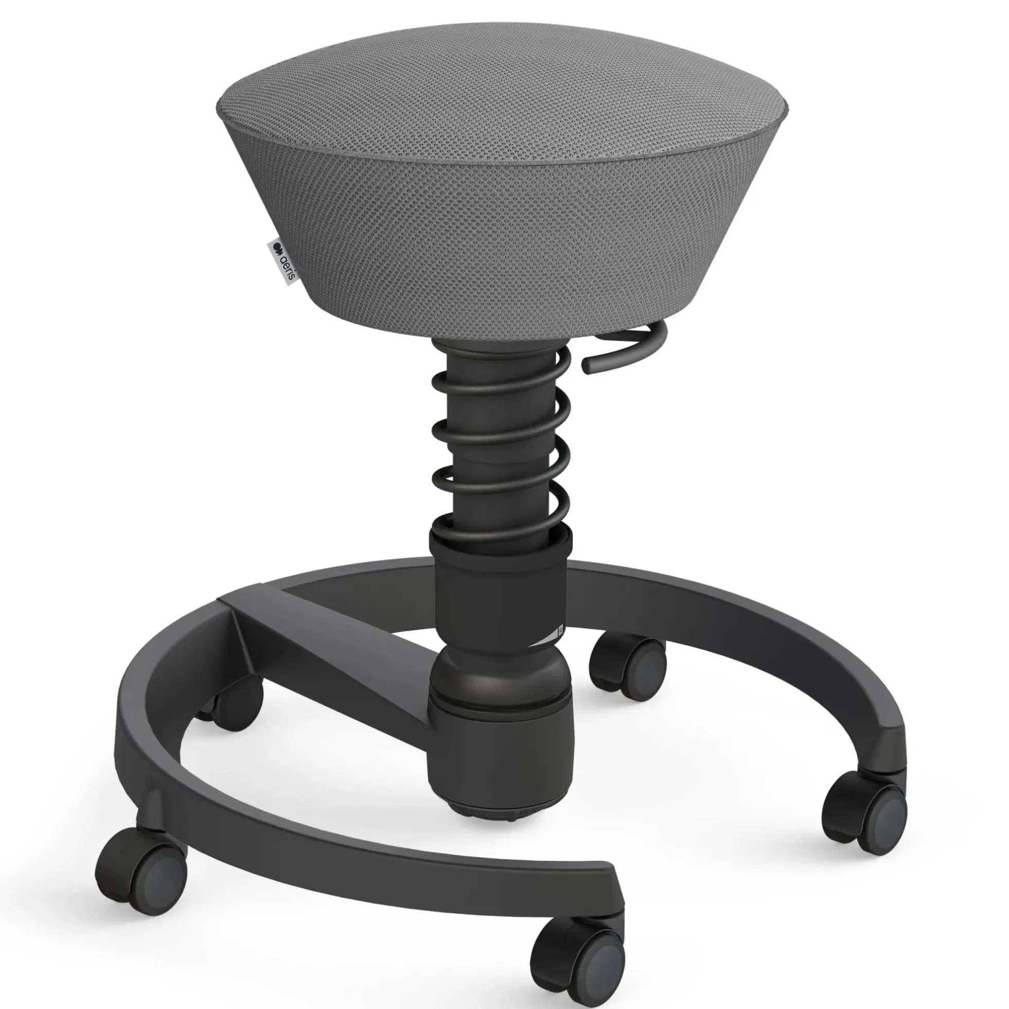 AERIS SWOPPER MIT ROLLEN - Swopper Low Gestell Schwarz Grau