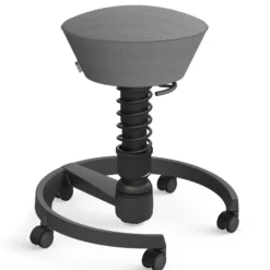 AERIS SWOPPER MIT ROLLEN - Swopper Standard Gestell Schwarz Grau