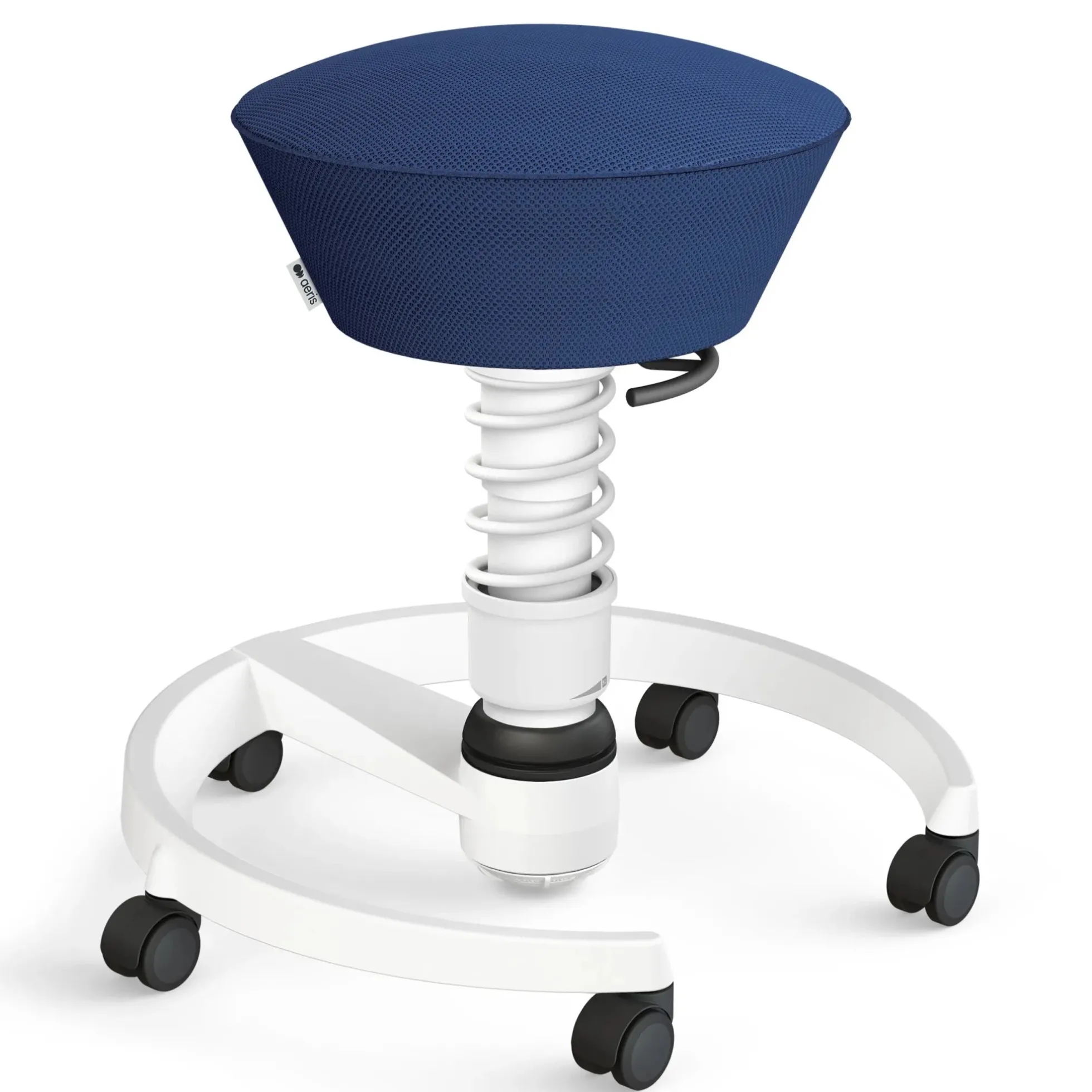 AERIS SWOPPER MIT ROLLEN - Swopper Low Gestell Weiß Blau