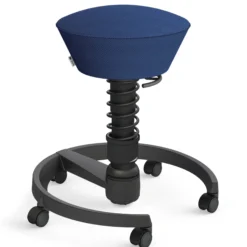 AERIS SWOPPER MIT ROLLEN - Swopper Standard Gestell Schwarz Blau