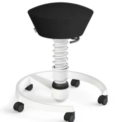 AERIS SWOPPER MIT ROLLEN - Swopper Standard Gestell Weiß Schwarz