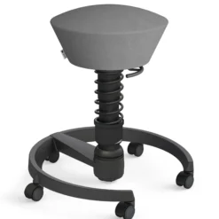 AERIS SWOPPER MIT ROLLEN - Swopper Standard Gestell Schwarz Grau