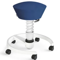 AERIS SWOPPER MIT ROLLEN - Swopper Low Gestell Weiß Blau