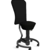 AERIS SWOPPER MIT ROLLEN UND LEHNE - Swopper Standard Mesh-Gewebe AIR Schwarz