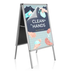 AGENDA II | Kundenstopper - Plakatständer Aluminium