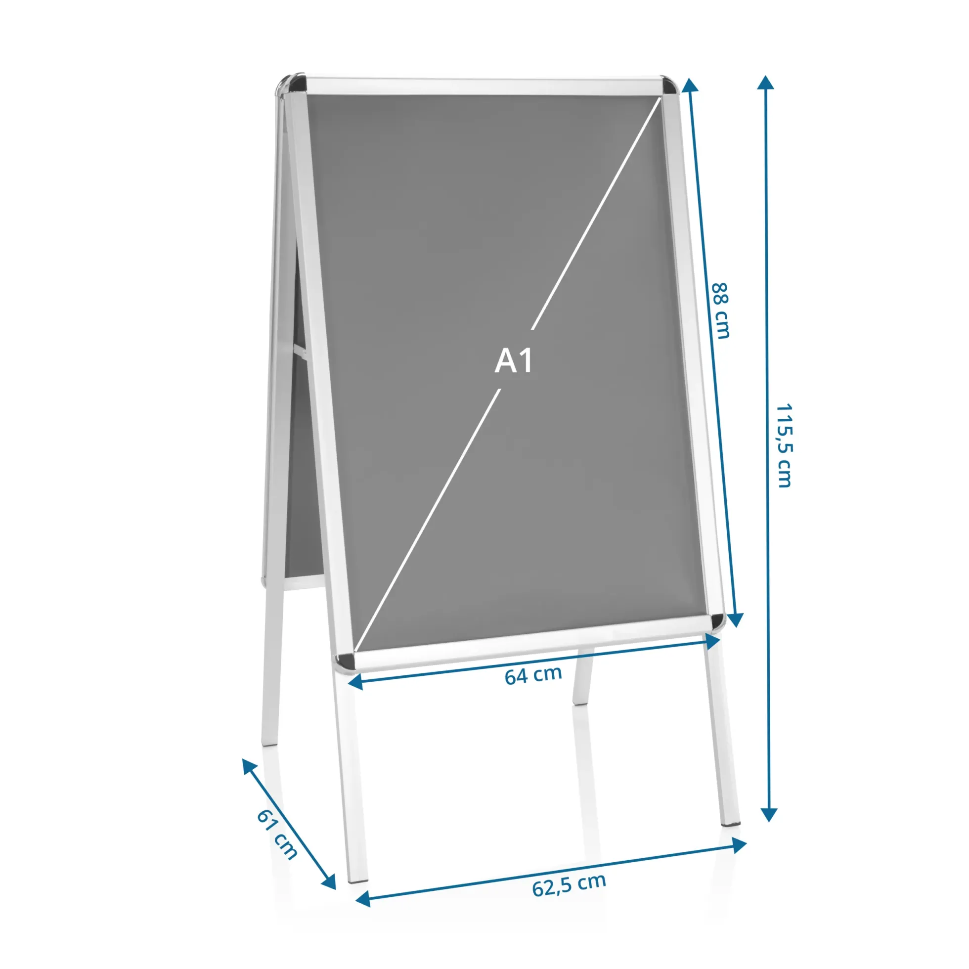 AGENDA II | Kundenstopper - Plakatständer Aluminium
