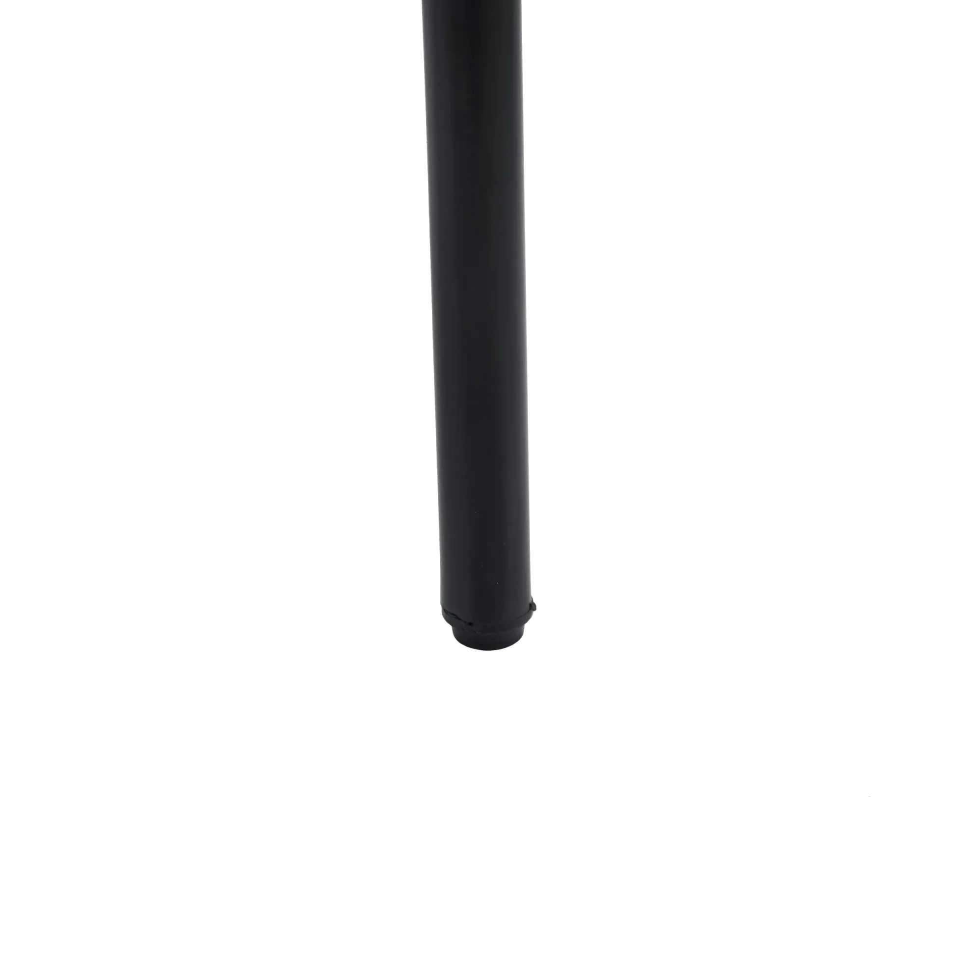 ALRANDA - Sitzhocker Schwarz/Walnuss