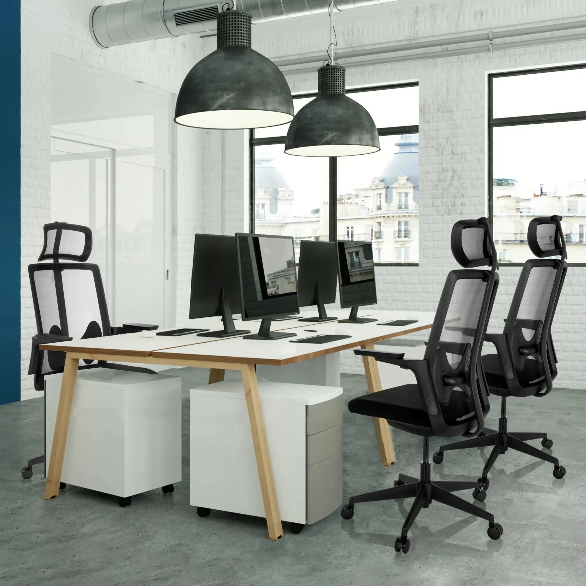ARCEO B - Profi Bürostuhl Schwarz