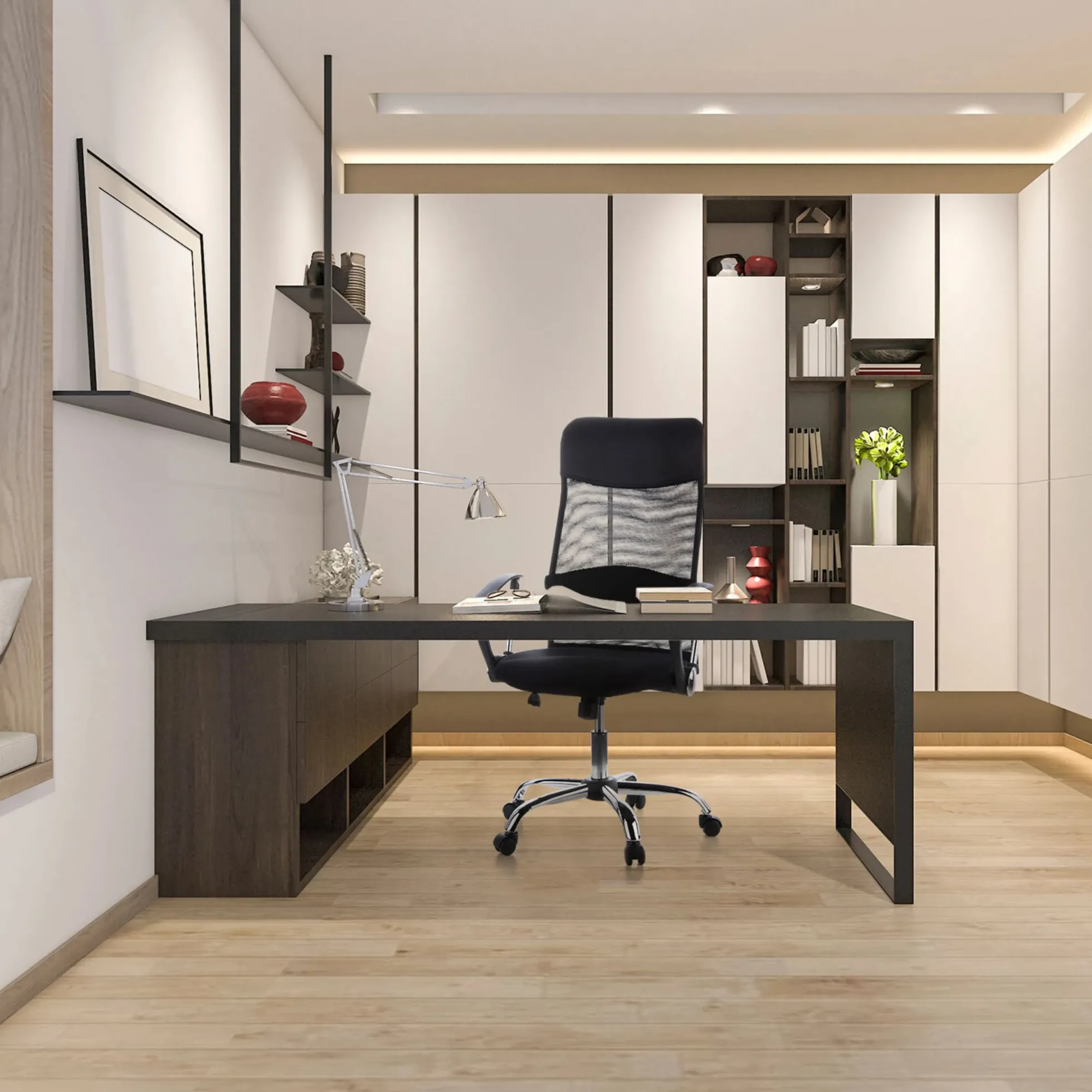 ARIA HIGH - Home Office Chefsessel Schwarz