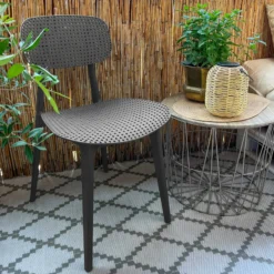 ARTIFO HOL - Outdoor Stuhl Grau