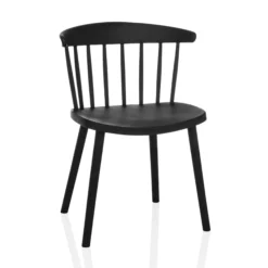 ARTIFO RIB - Esszimmerstuhl Schwarz