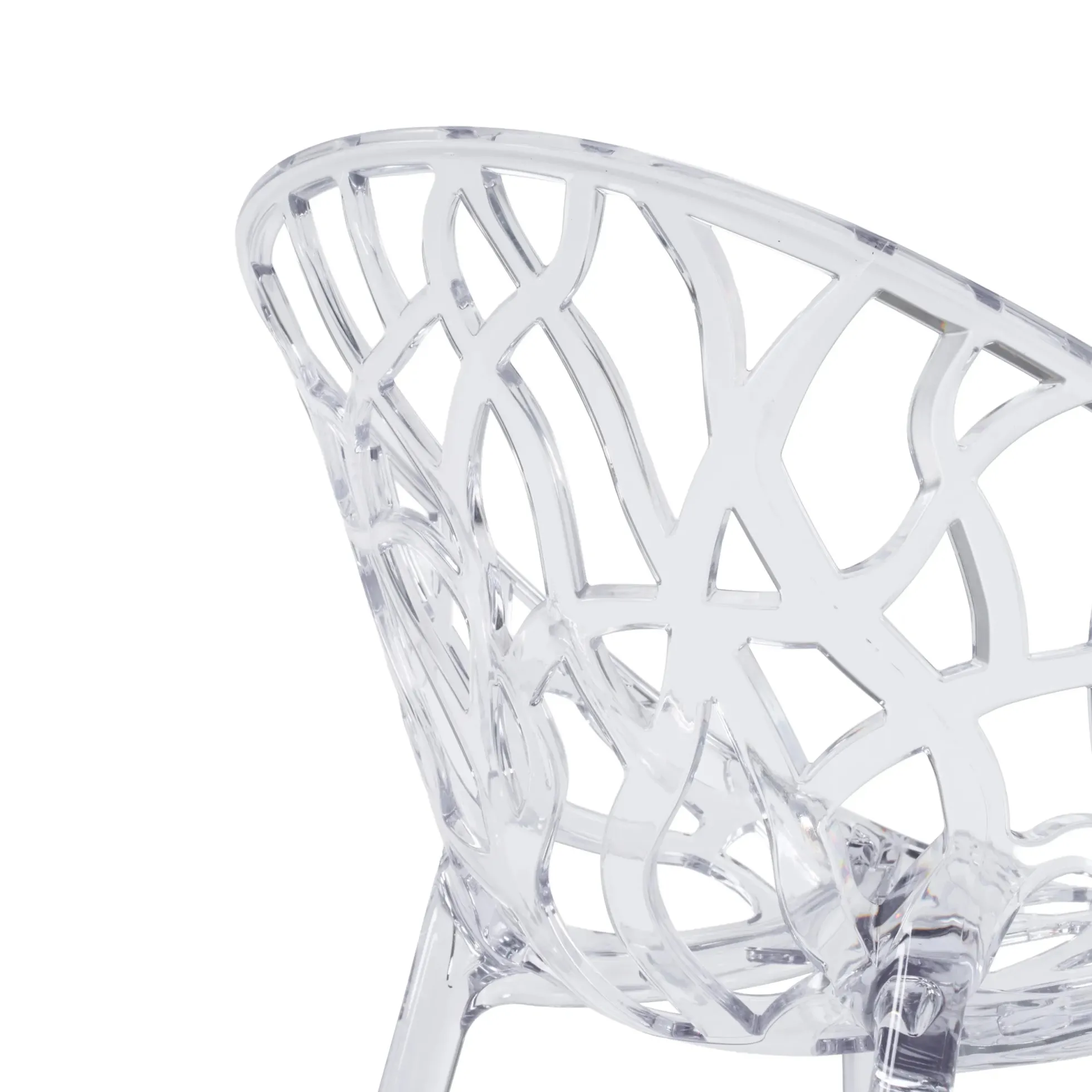 Artifo T | 4er Pack - Vierfußstuhl Transparent
