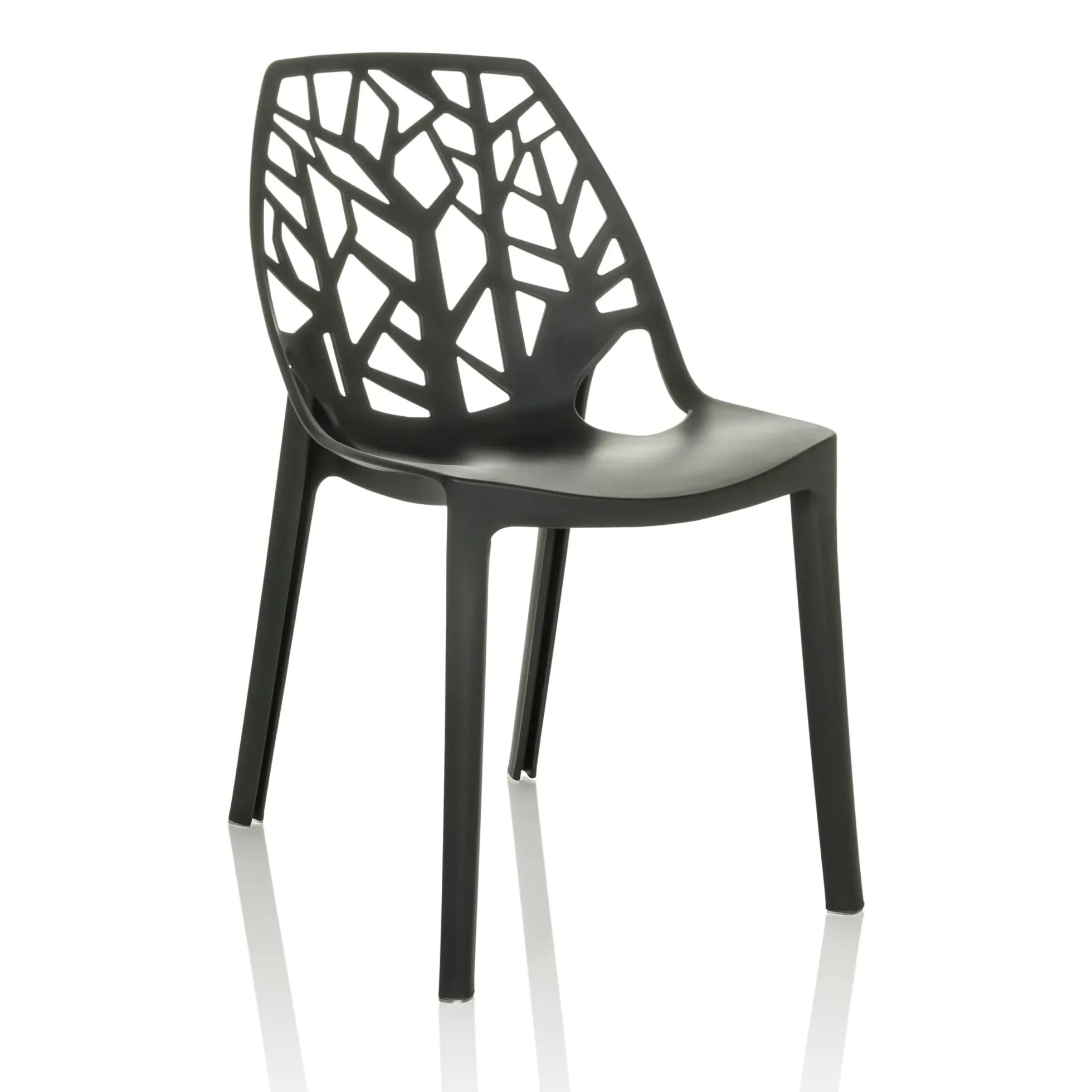 ARTIFO TRI - Outdoor Stuhl Schwarz