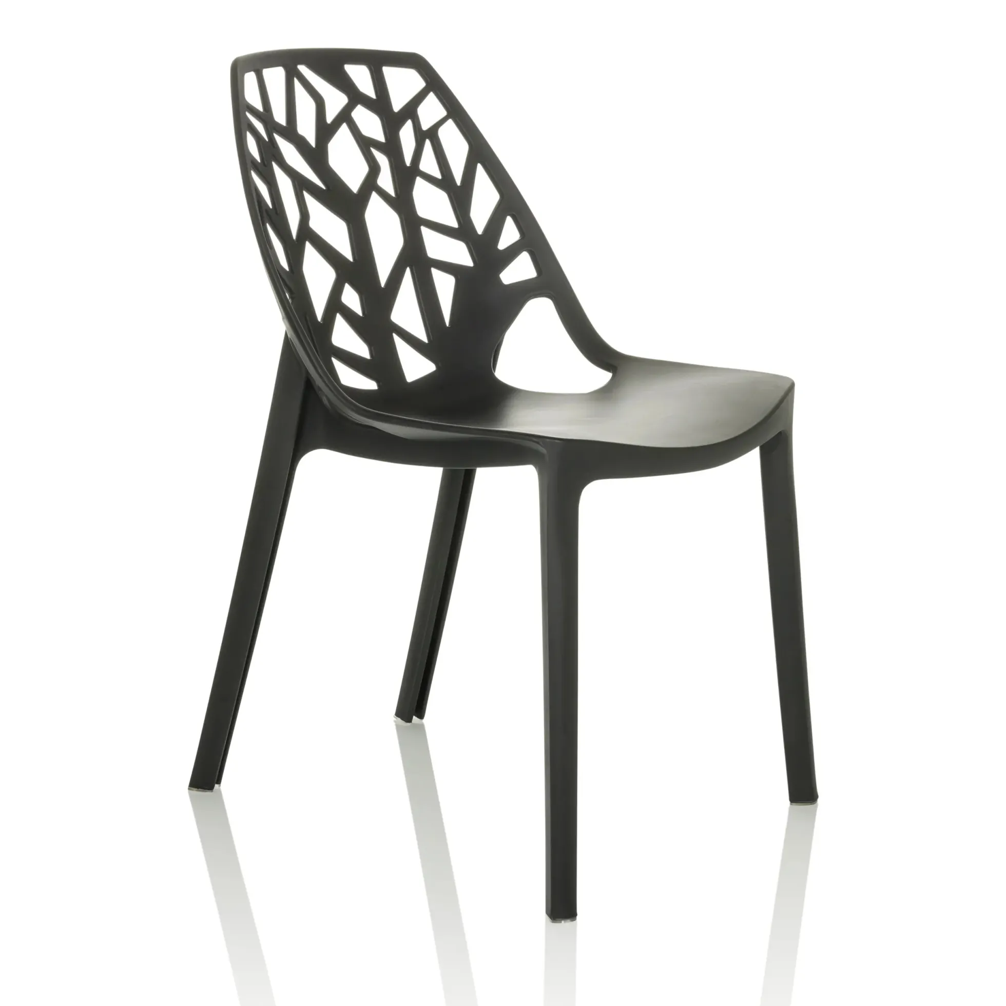 ARTIFO TRI - Outdoor Stuhl Schwarz