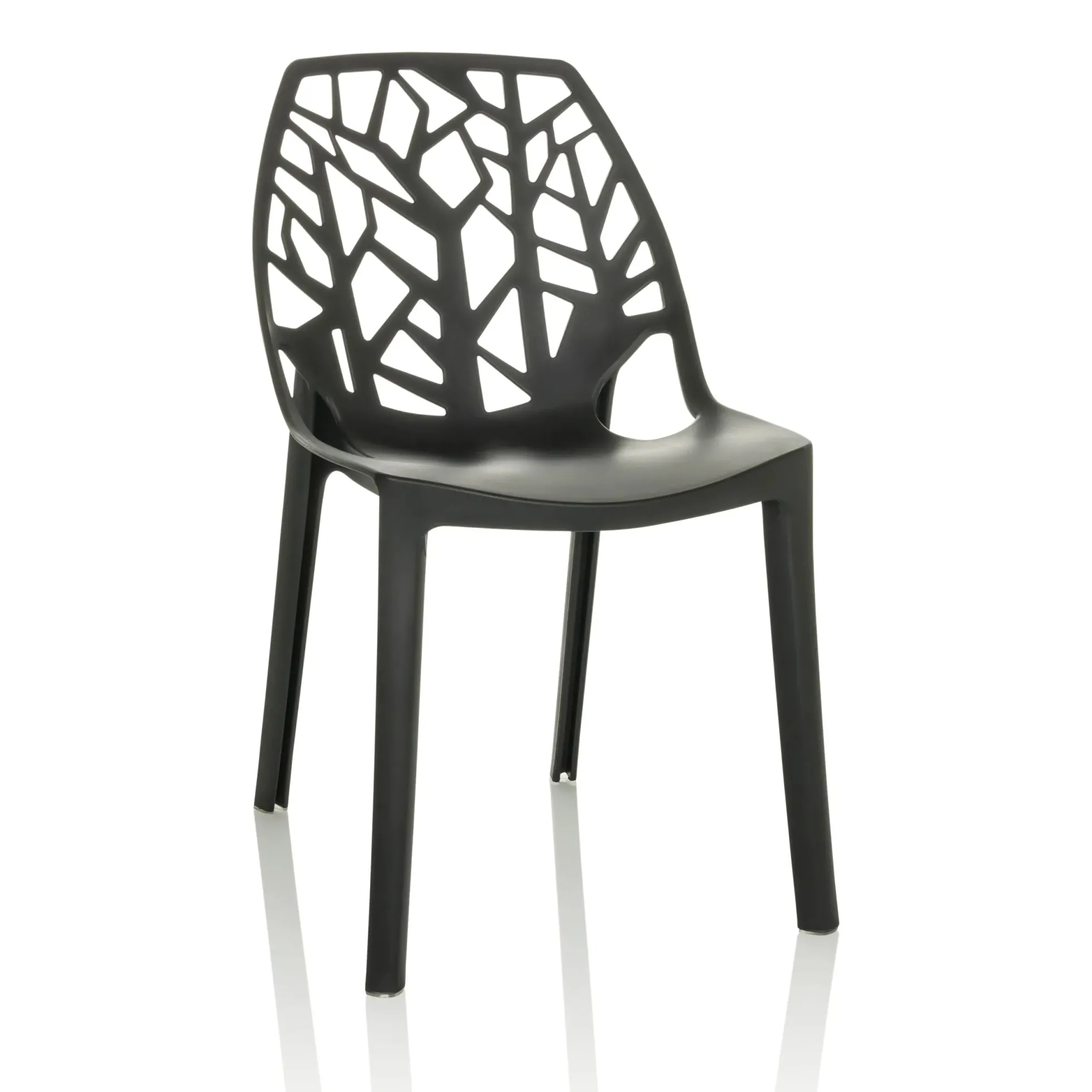 ARTIFO TRI - Outdoor Stuhl Schwarz