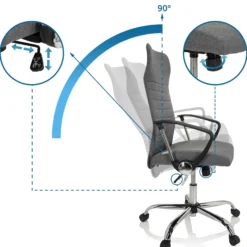 ARTON 40 - Home Office Bürostuhl Grau