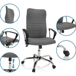 ARTON 40 - Home Office Bürostuhl Grau