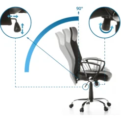 ARTON 20 - Home Office Chefsessel Schwarz