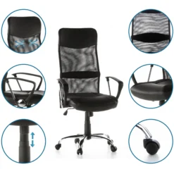 ARTON 20 - Home Office Chefsessel Schwarz