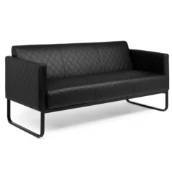 ARUBA BLACK | 3-Sitzer - Lounge Sofa Schwarz