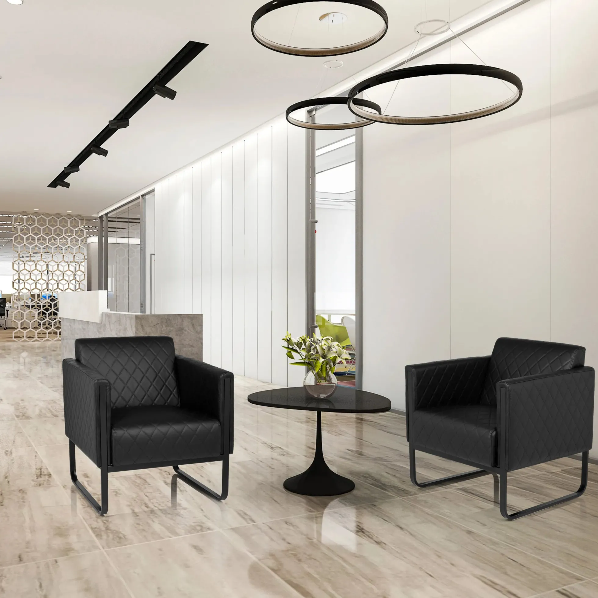 ARUBA BLACK | 1-Sitzer - Polstersessel Schwarz