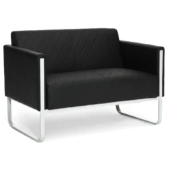 ARUBA STEP | 2-Sitzer - Lounge Sofa Schwarz