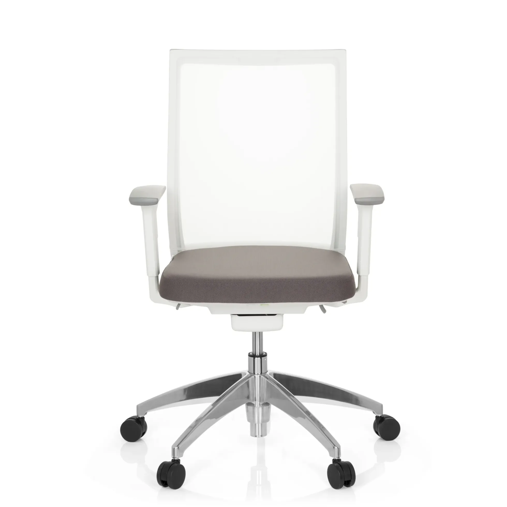 ASPEN WHITE - Profi Bürostuhl Grau/Weiß