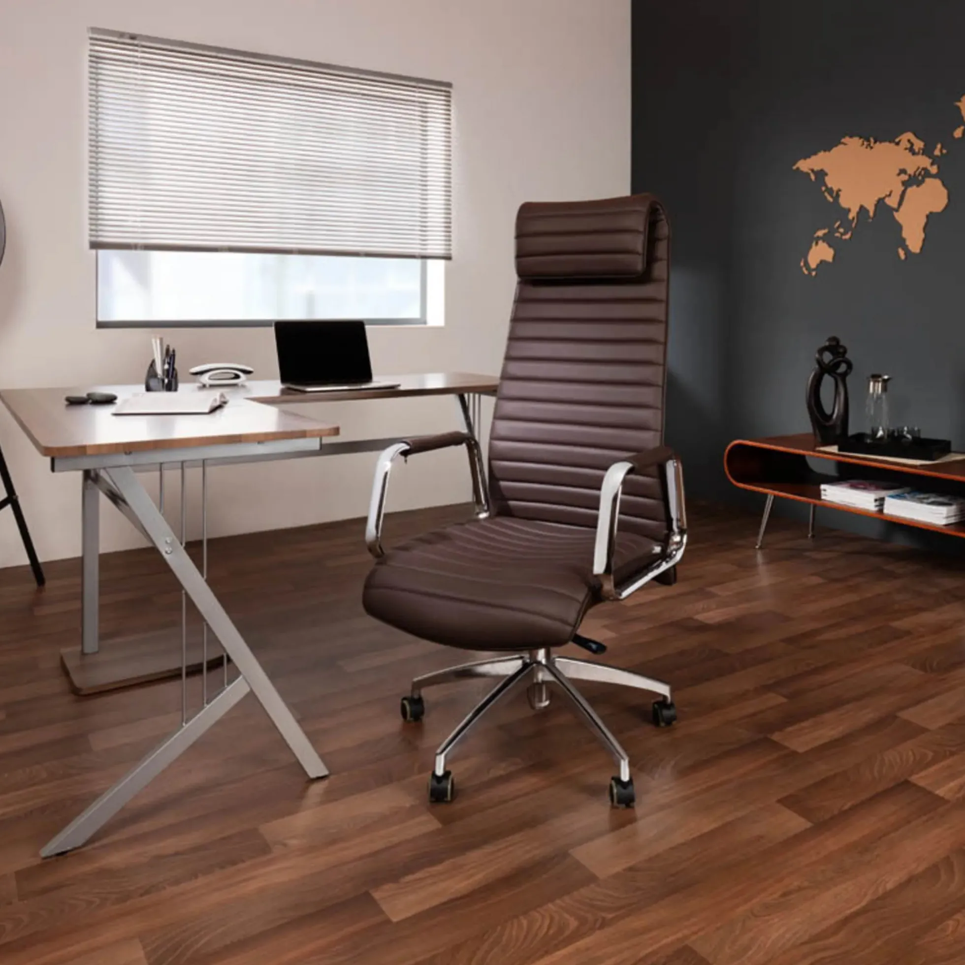 ASPERA 20 - Luxus Chefsessel Braun