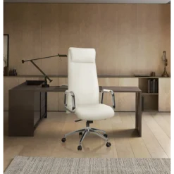 ASPERA 20 - Luxus Chefsessel Cremeweiß