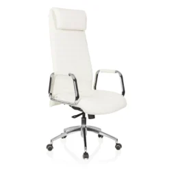 ASPERA 20 - Luxus Chefsessel Cremeweiß